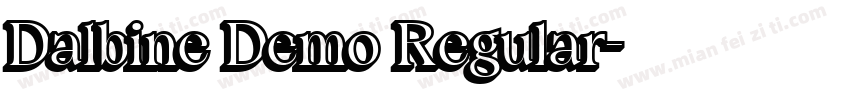 Dalbine Demo Regular字体转换